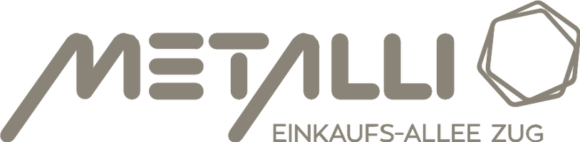 Metalli Einkaufs-Allee Zug Logo